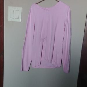 Pink long sleeve tee